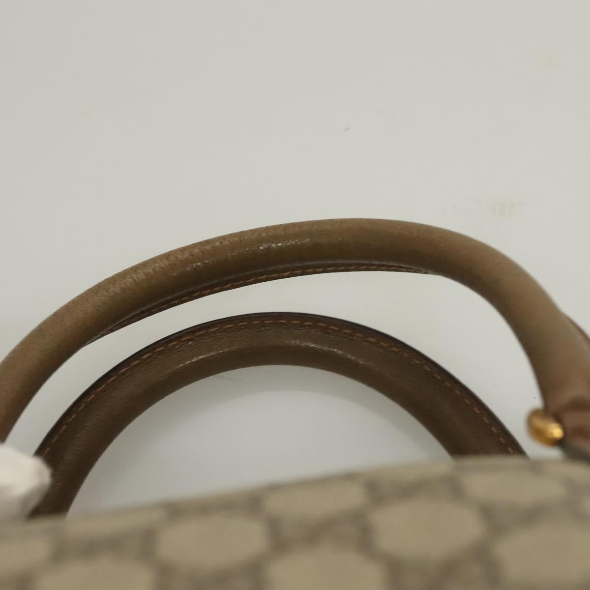 GG Supreme Web Sherry Line Hand Bag PVC Beige Gold