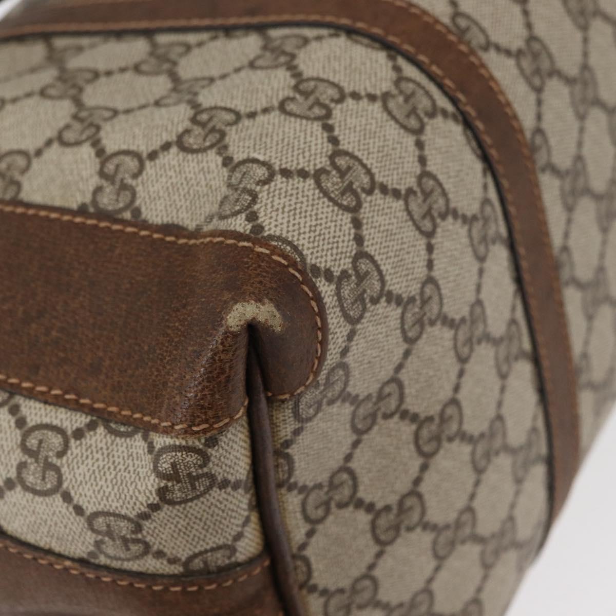 GG Supreme Boston Bag PVC Beige Gold
