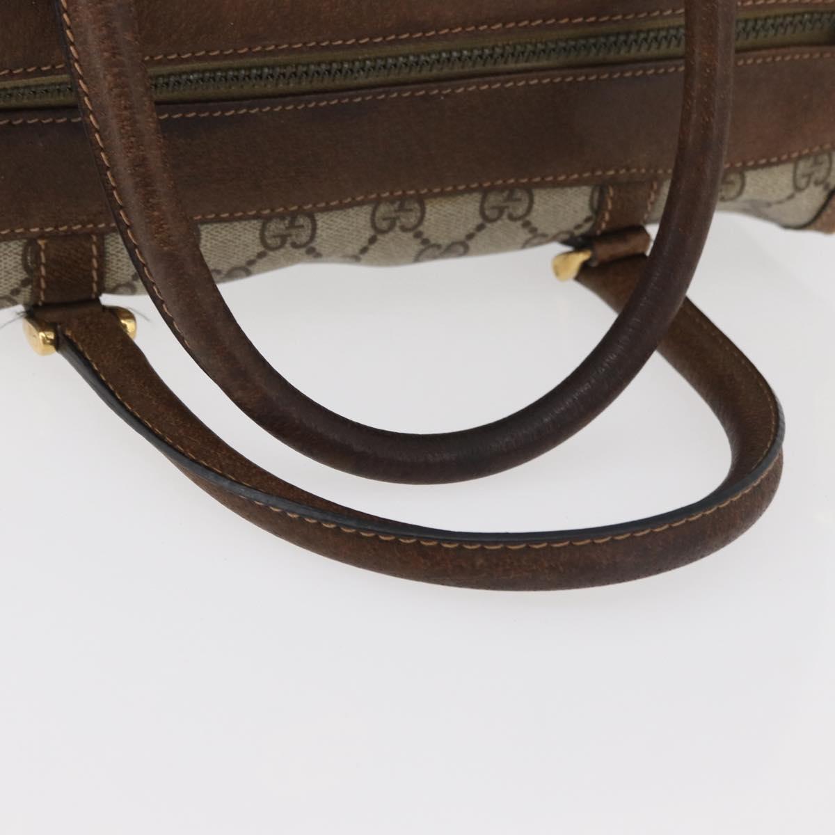 GG Supreme Boston Bag PVC Beige Gold