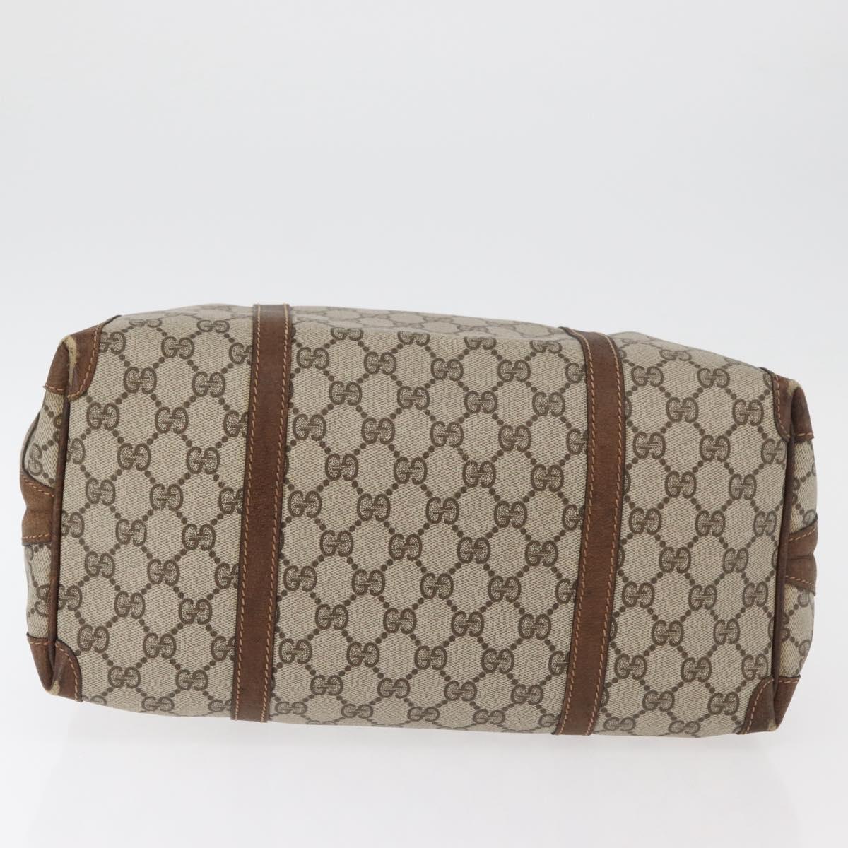GG Supreme Boston Bag PVC Beige Gold