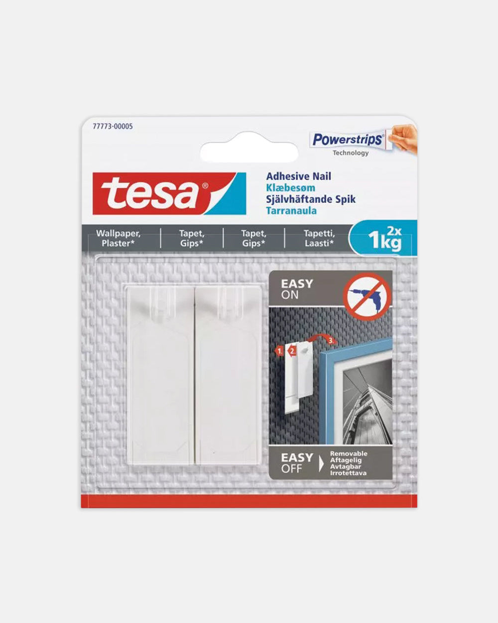 Self-adhesive nail 2-pack