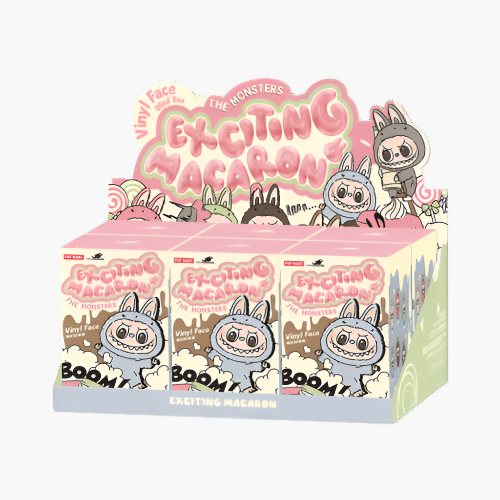 Pop Mart Labubu The Monsters Exciting Macaron Vinyl Face Sealed Case (6 Blind Boxes)