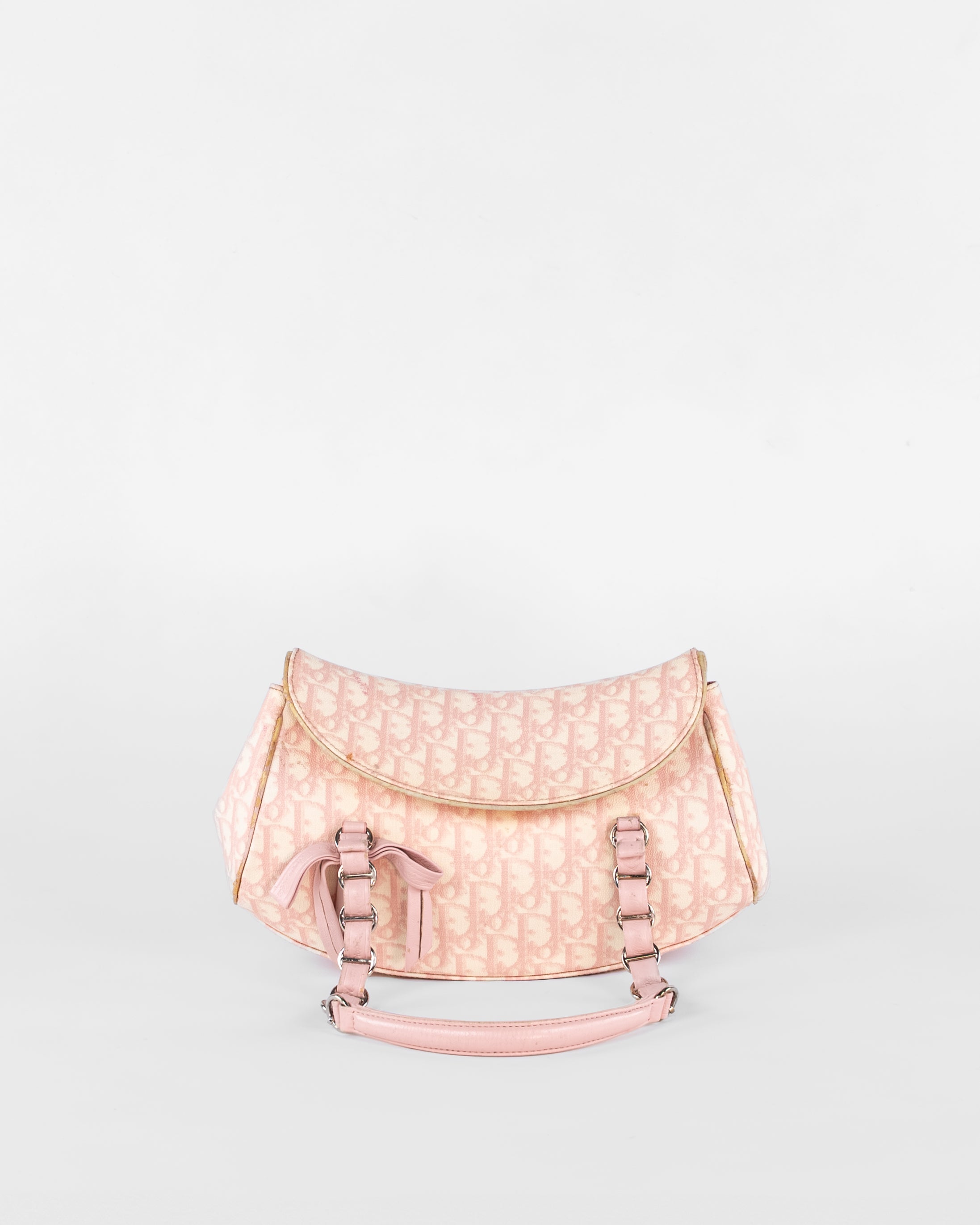 Trotter Canvas Romantic -käsilaukku PVC-pinkki-hopea