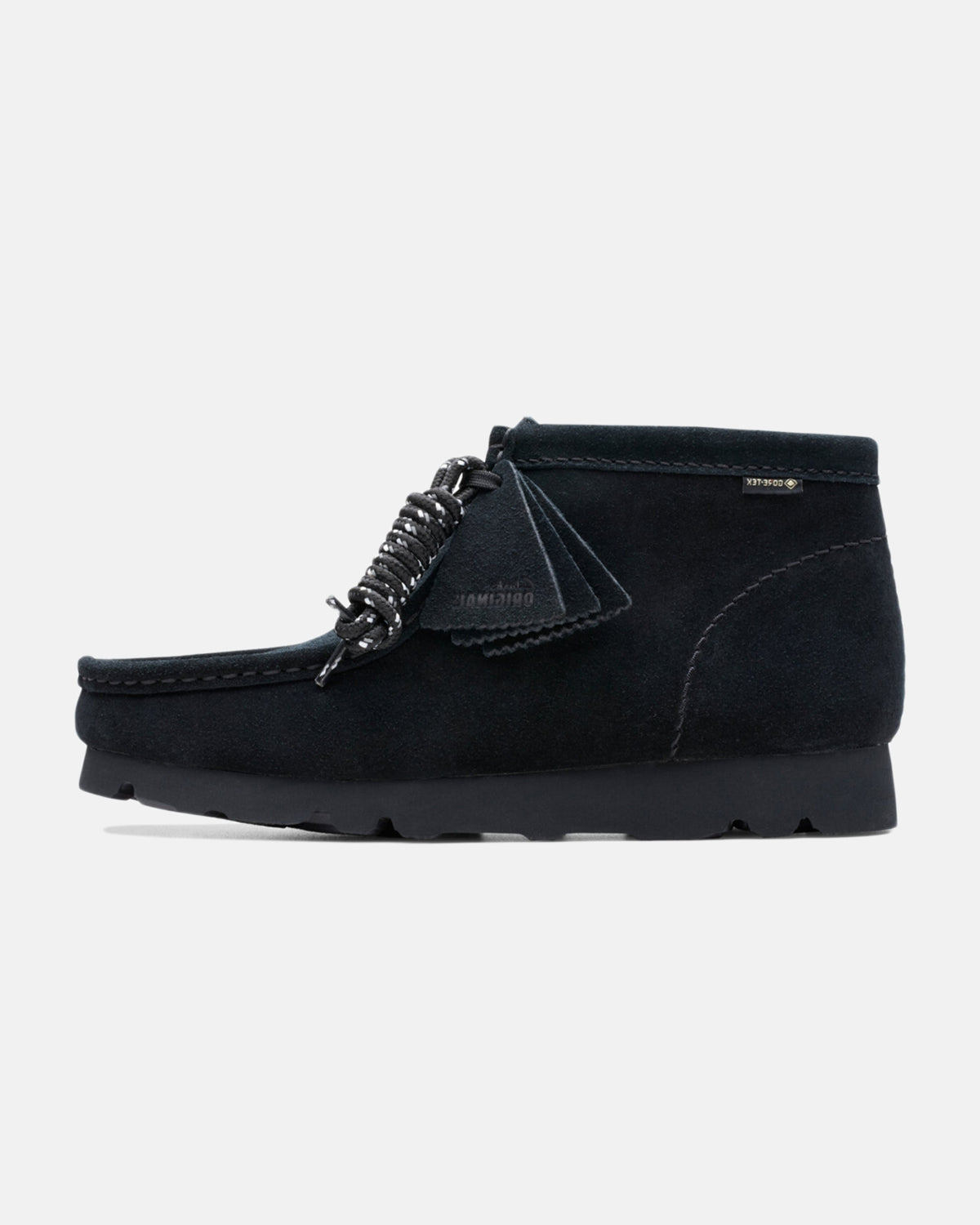 Clarks Wallabee Boot - Black Suede Clarks Wallabee 2 FTRE 26174936 Mens Black Suede Lace Up  main image 4