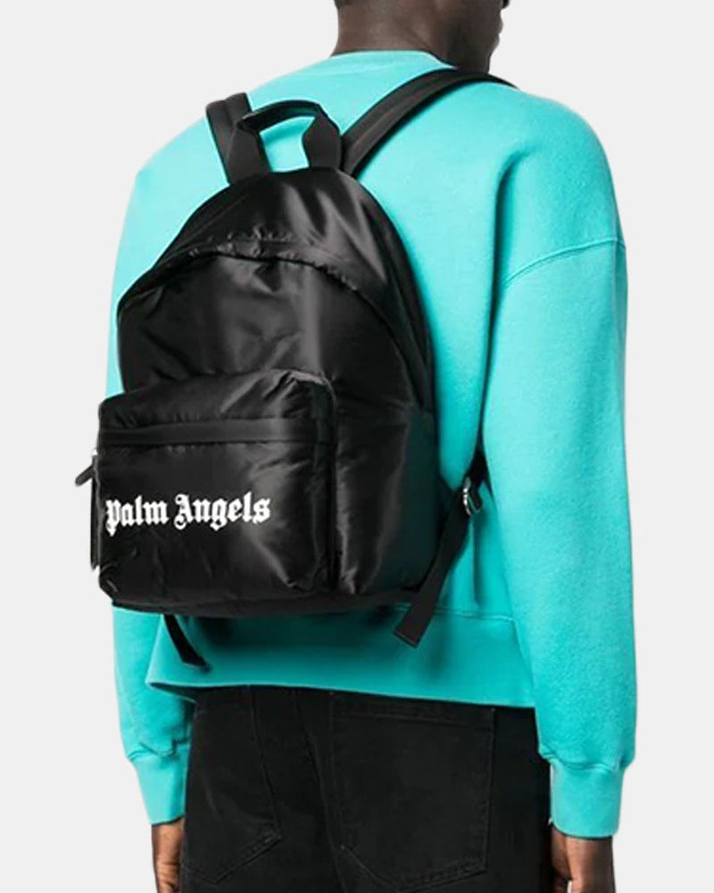 Handla Palm Angels Logo-print backpack online | Smidigt och enkelt på nätet - Merchsweden |