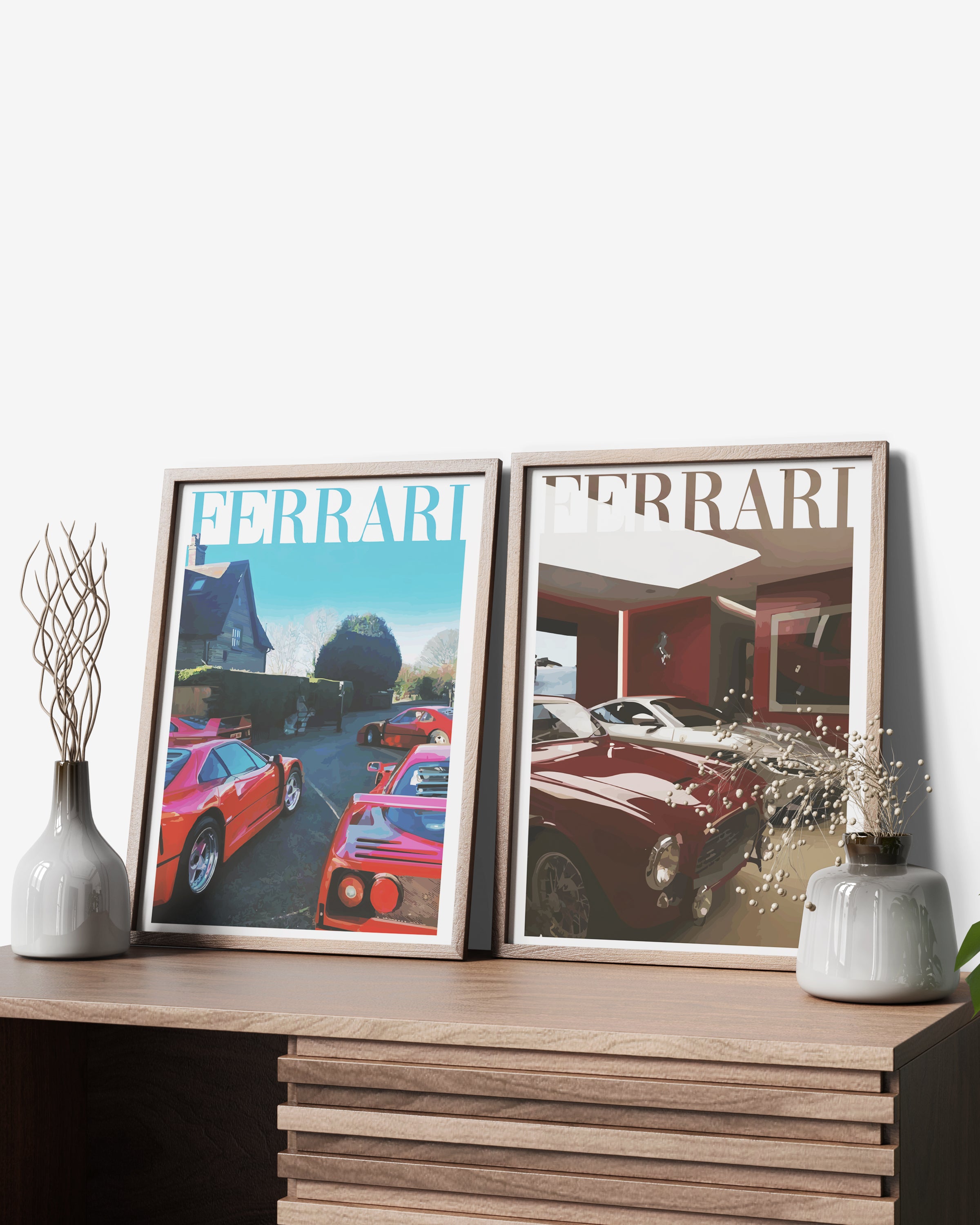 "Old Money Ferrari No.4" Poster