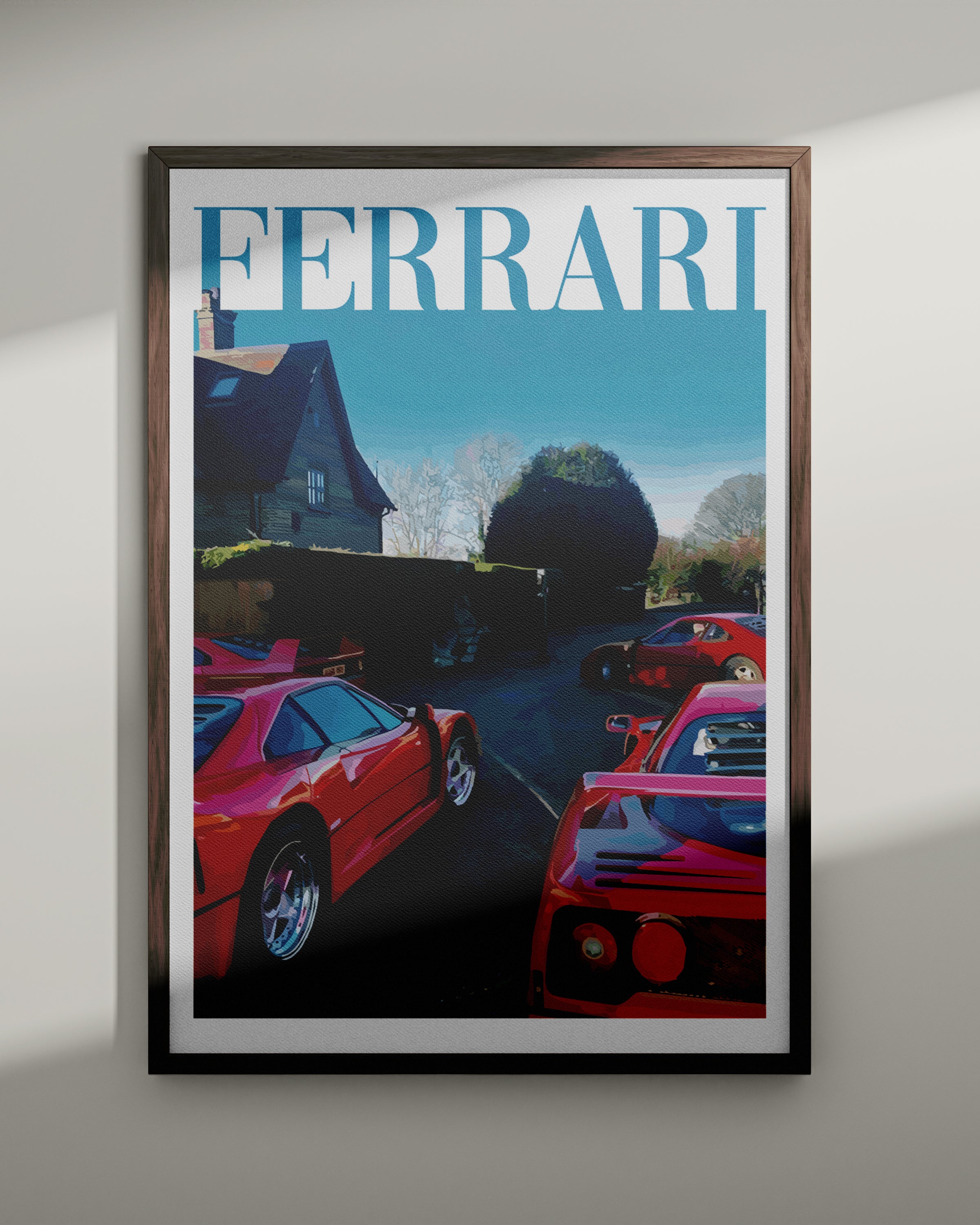 "Old Money Ferrari No.4" Poster