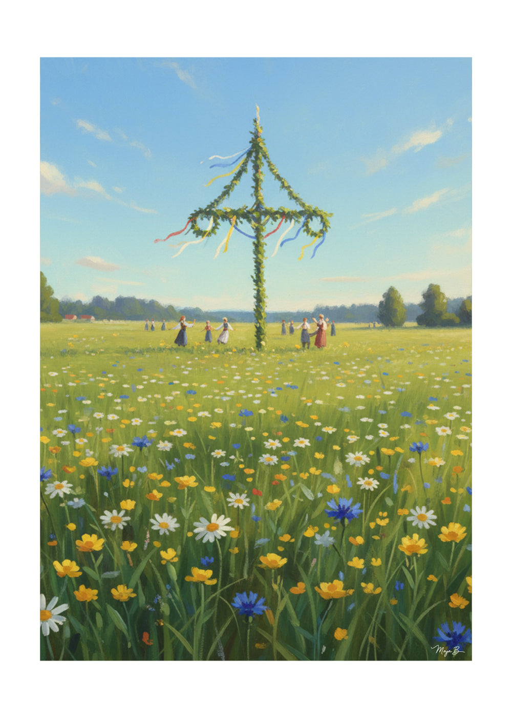 "Midsommaräng" Poster