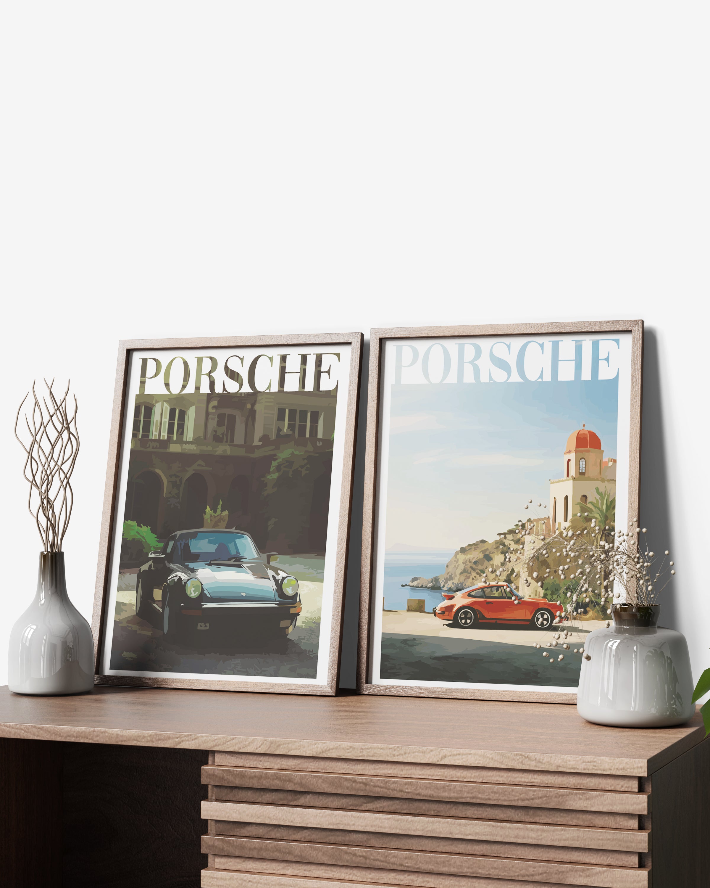 "Old Money Porsche No.8" Poster