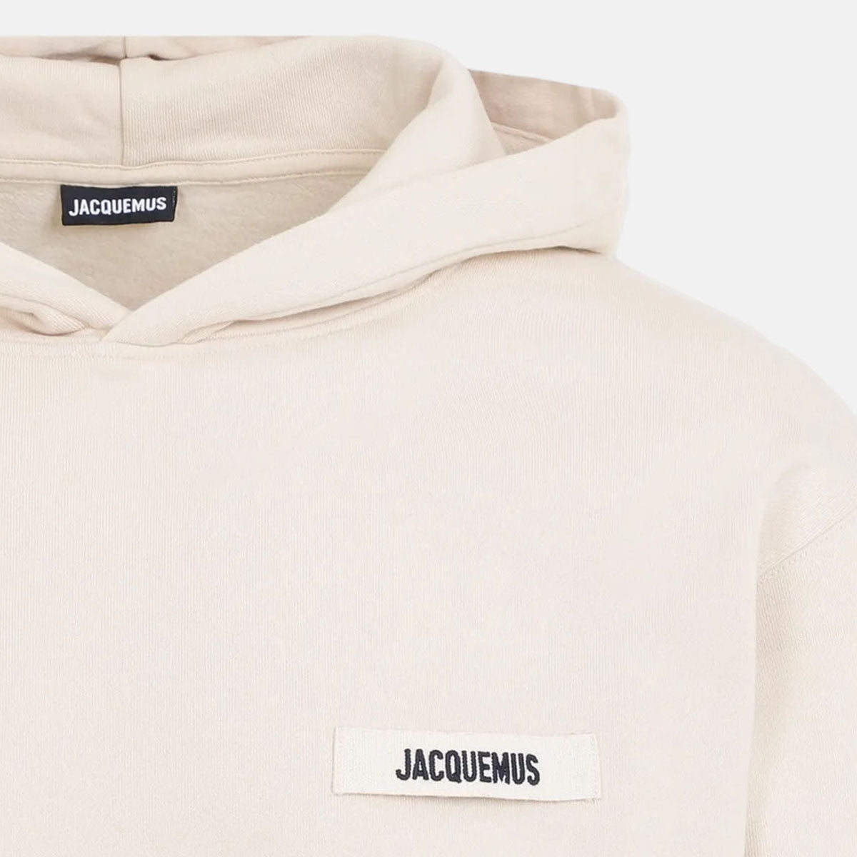 Beige Gros Grain Hoodie