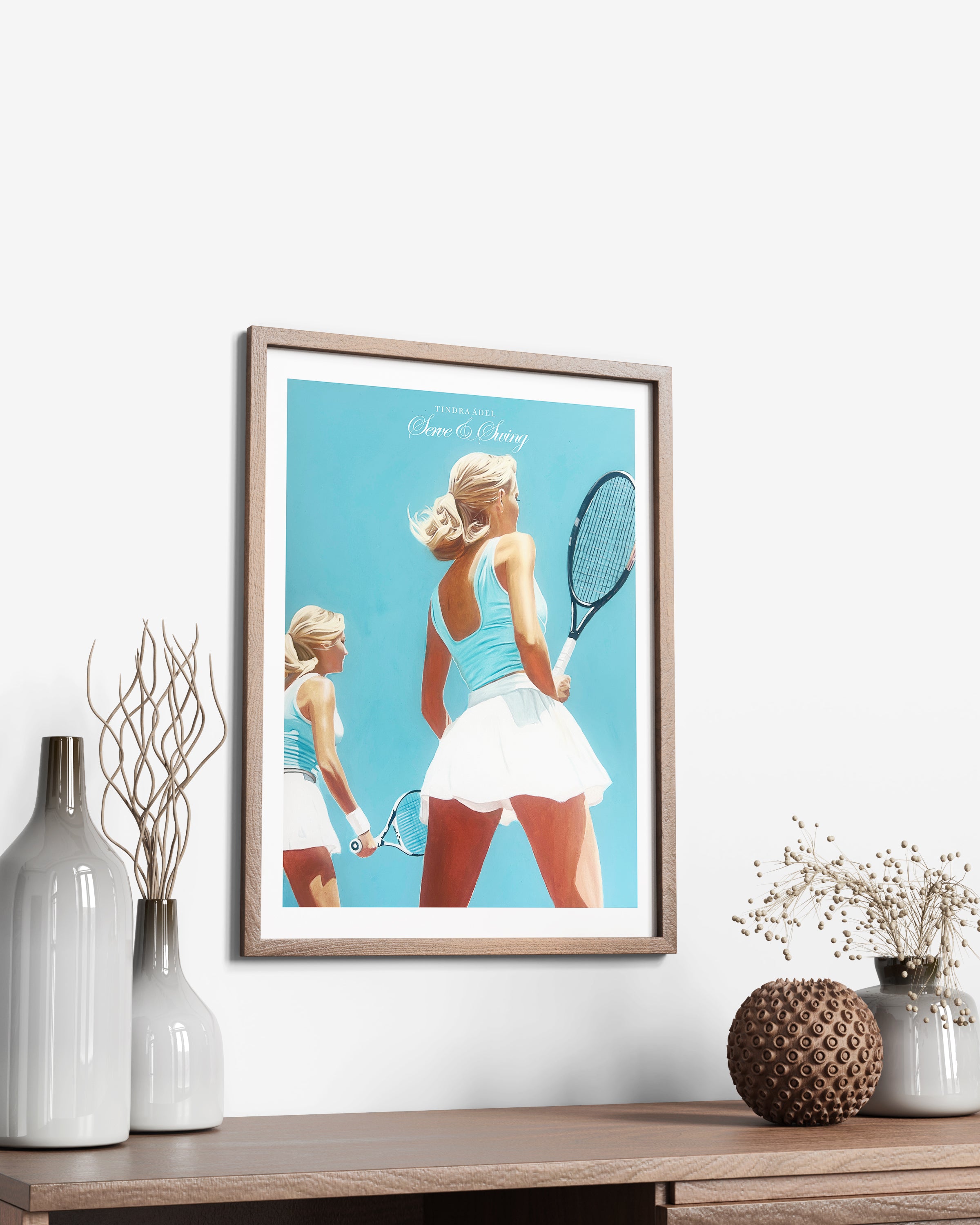 "Serve & Swing" Poster