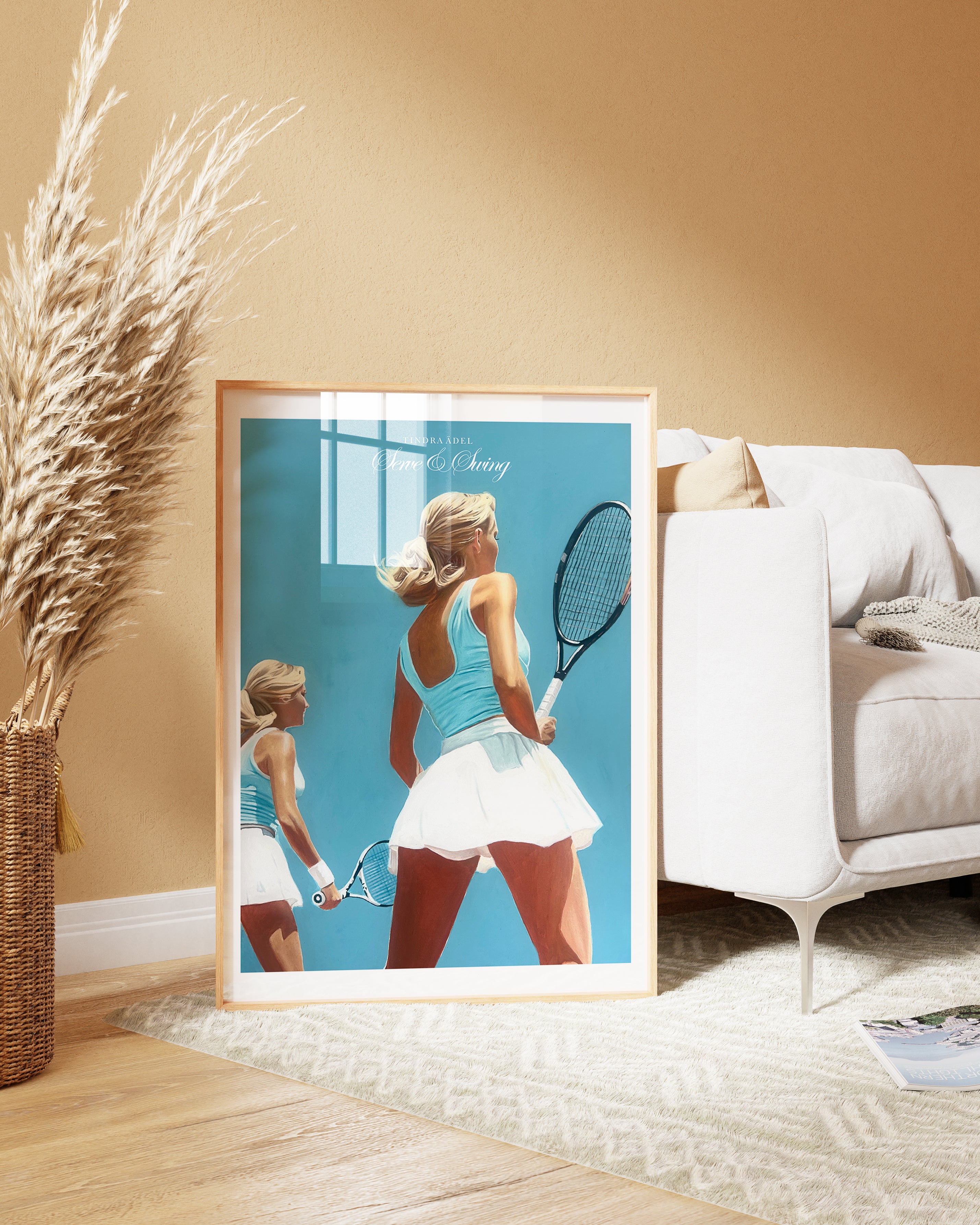 "Serve & Swing" Poster