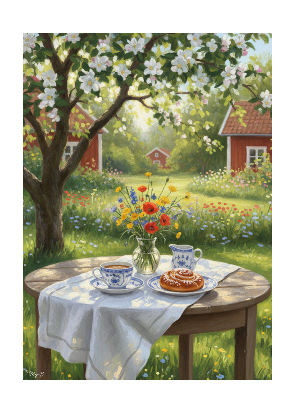 "Sommarfika" Poster