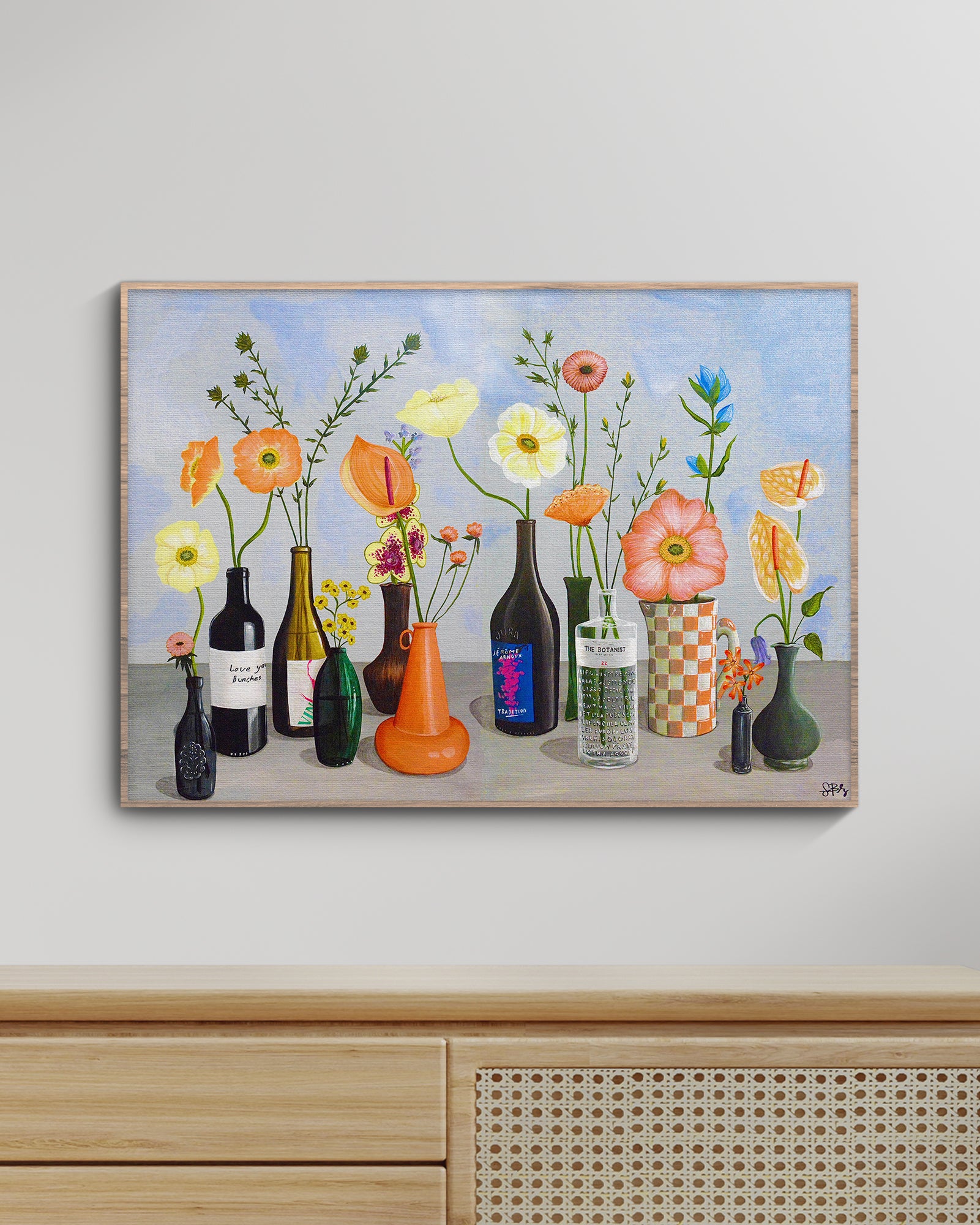 "The Thirsty Botanist Wide" Poster