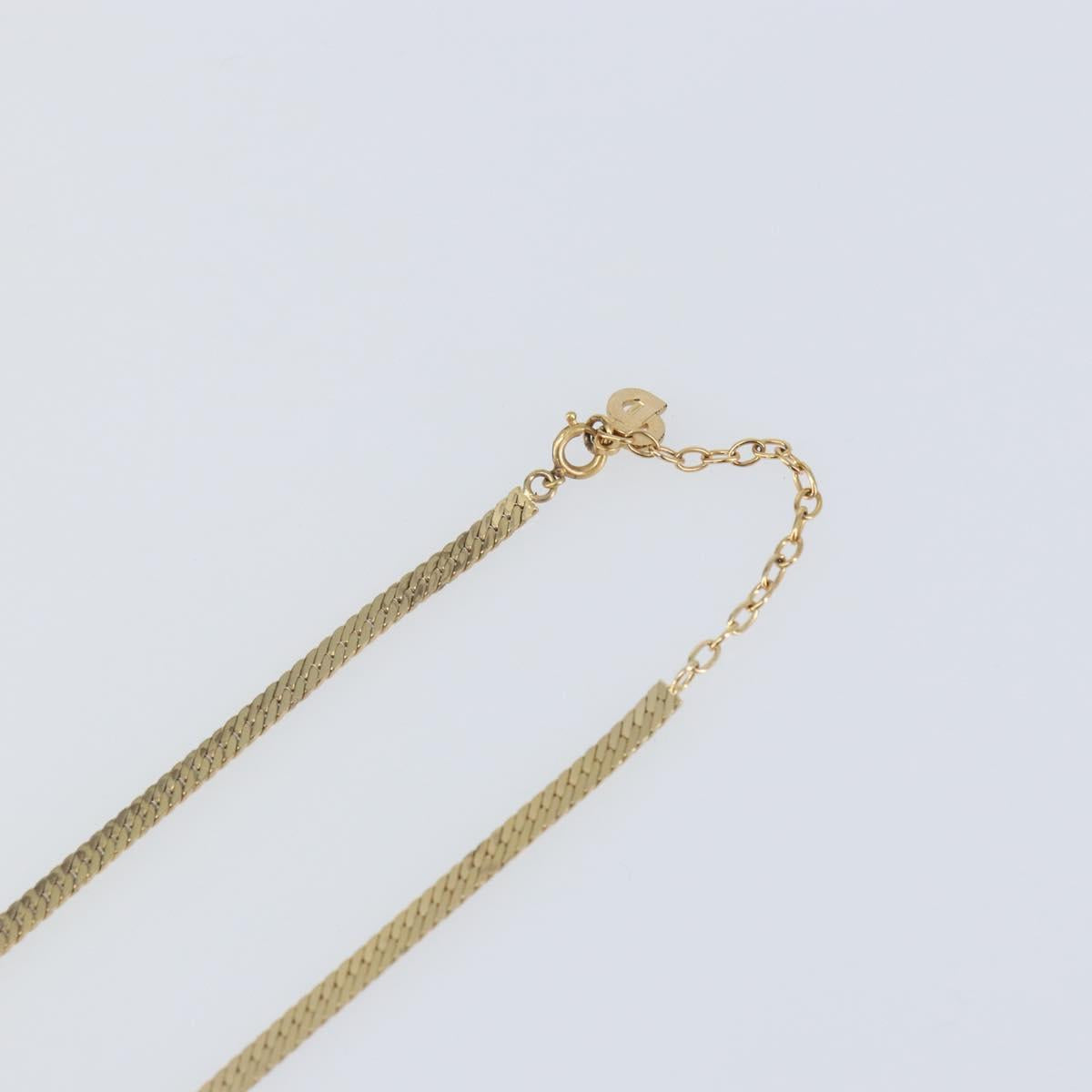 Necklace metal Gold Tone