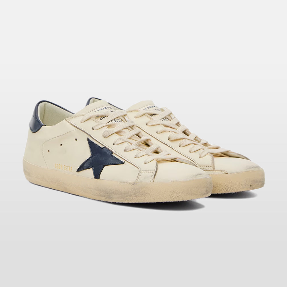 Handla Golden Goose Super-Star Beige Night Blue online | Smidigt och enkelt på nätet - Merchsweden |