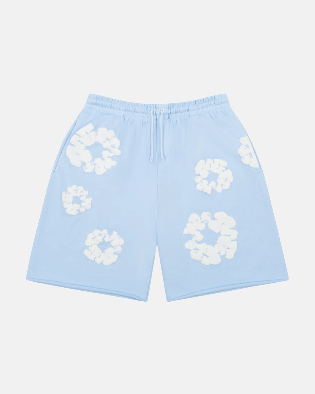 Denim Tears The Cotton Wreath Baby Blue Shorts