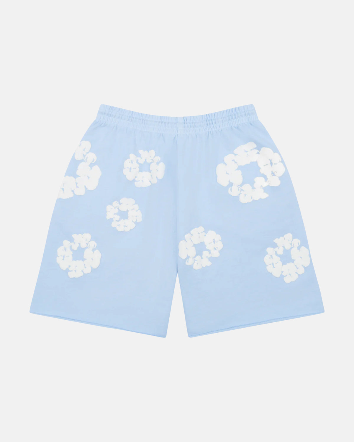 Denim Tears The Cotton Wreath Baby Blue Shorts