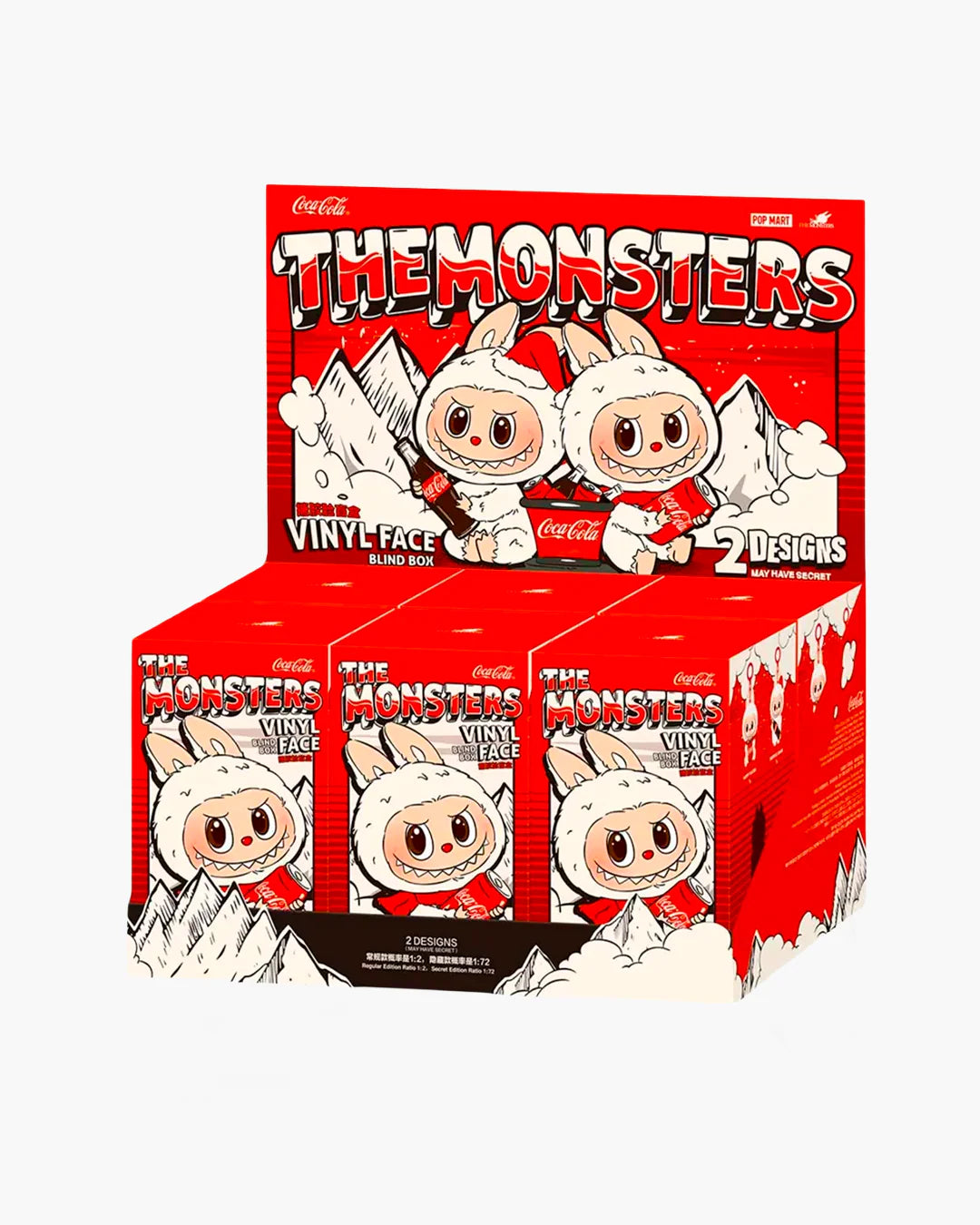 Pop Mart Labubu The Monsters Coca Cola Series Vinyl Face Sealed Case (