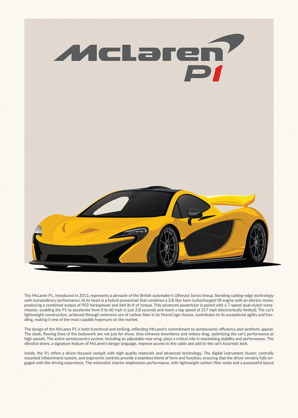 "Mclaren 720S" Poster