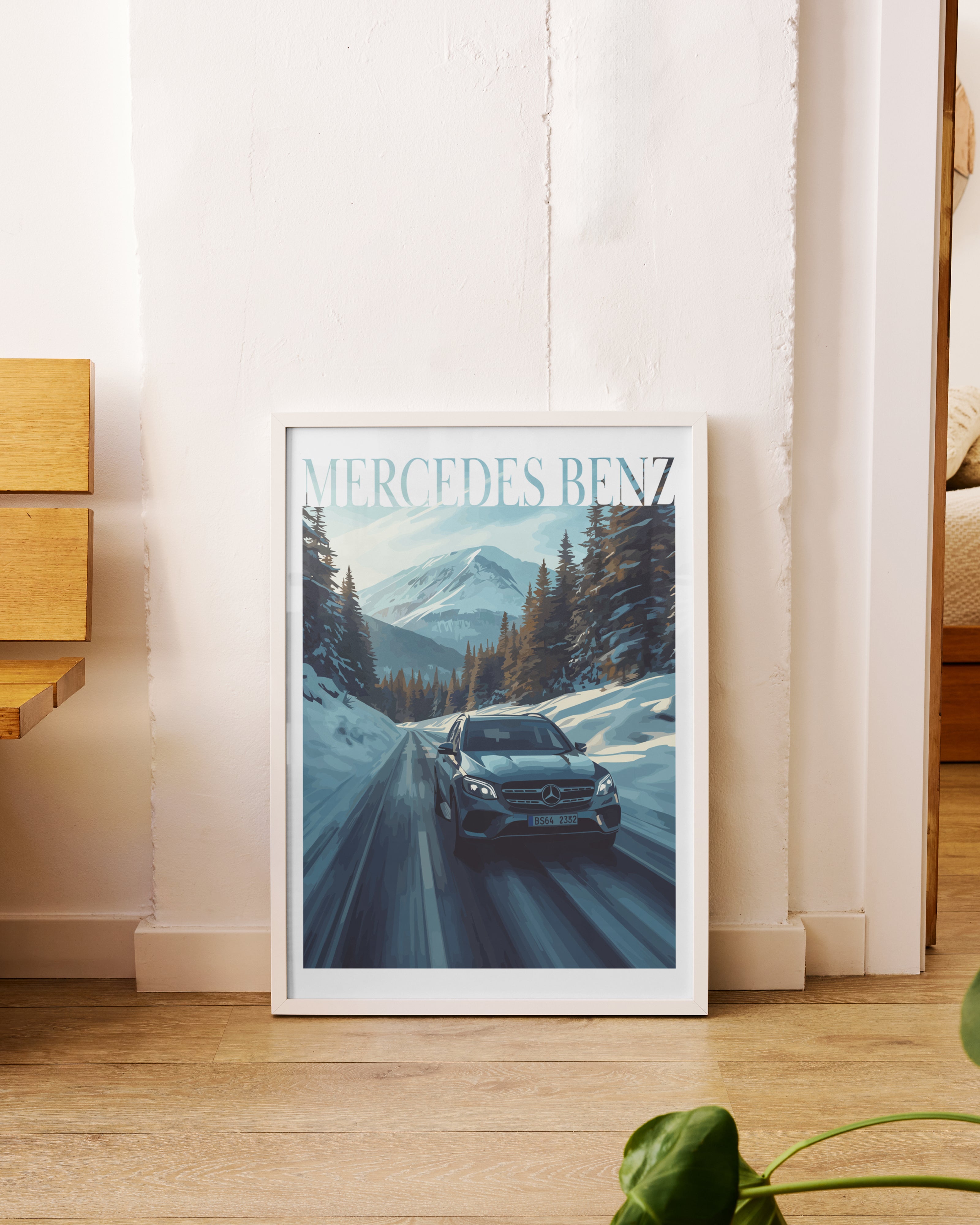 "Winter Mercedes Benz No.1" Poster