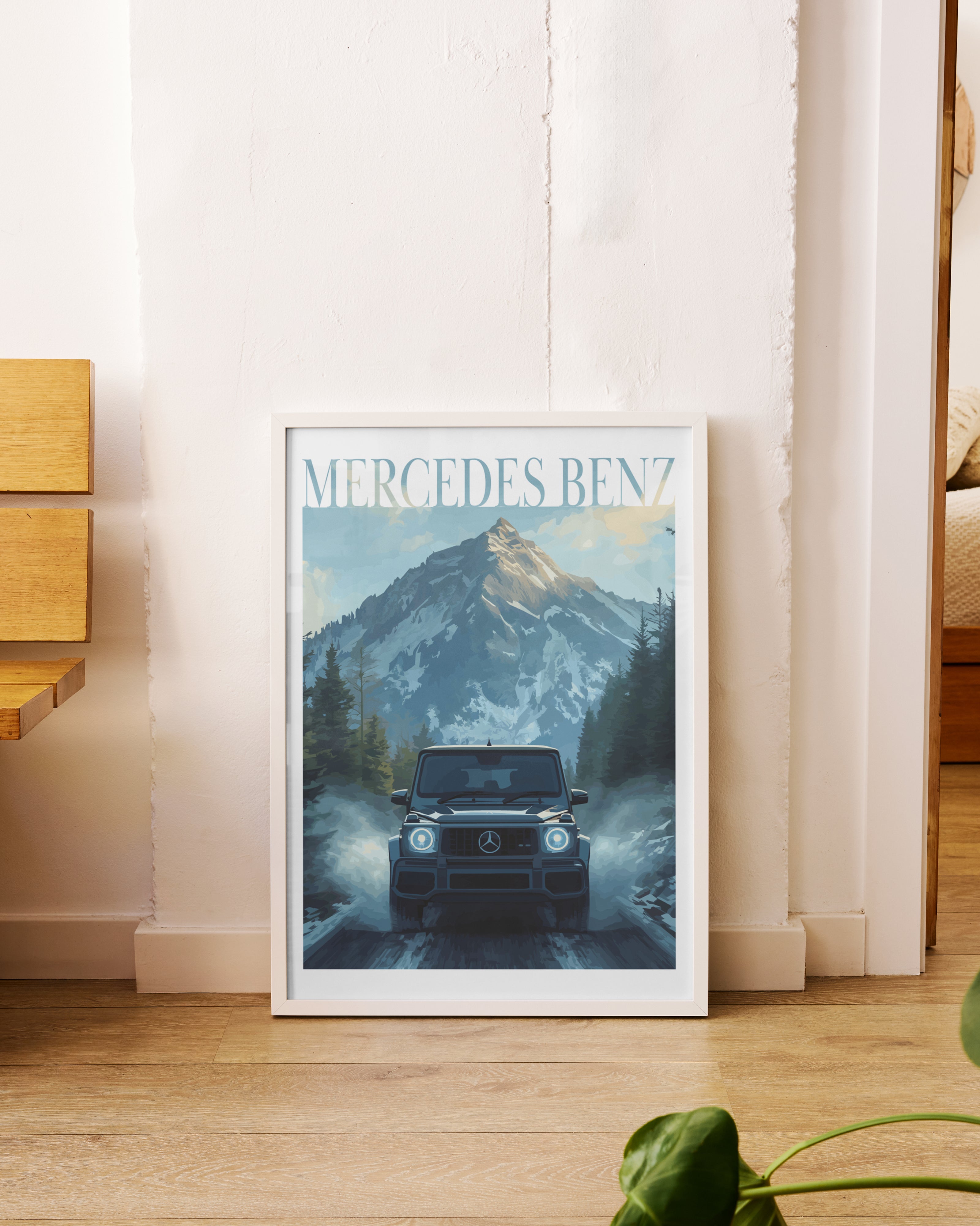 "Winter Mercedes Benz No.3" Poster