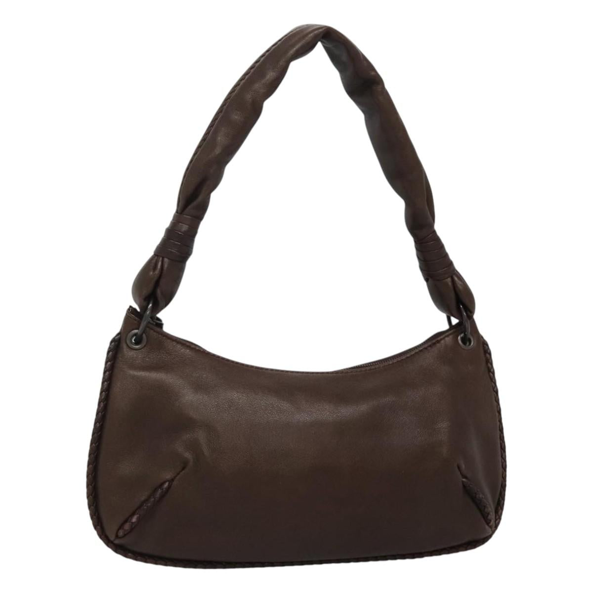 Shoulder Bag Leather Brown