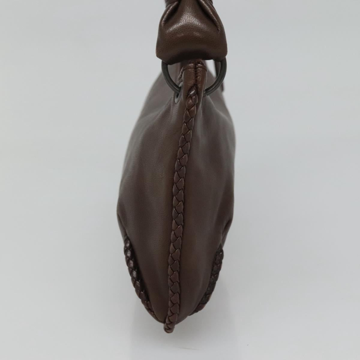 Shoulder Bag Leather Brown