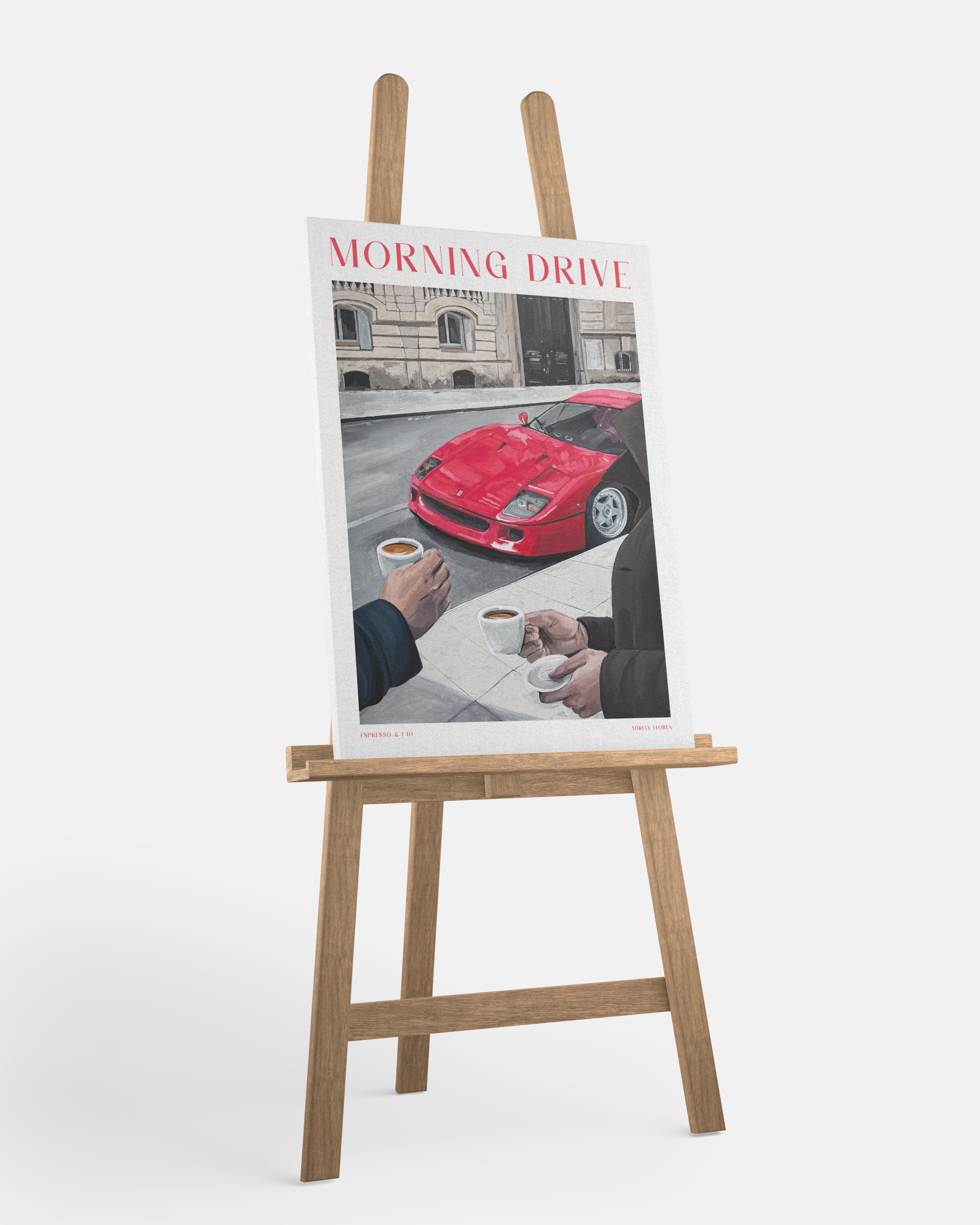"Morning Drive" Canvas Print