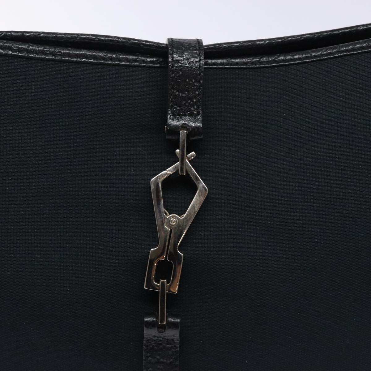 Hand Bag Bamboo Jackie Black Silver