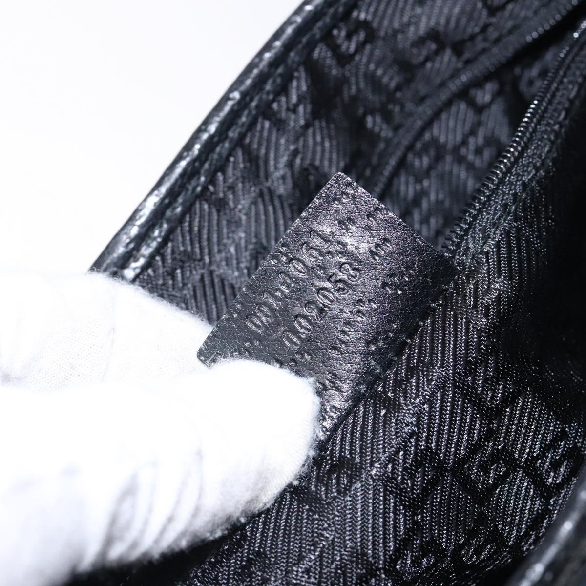 Hand Bag Bamboo Jackie Black Silver