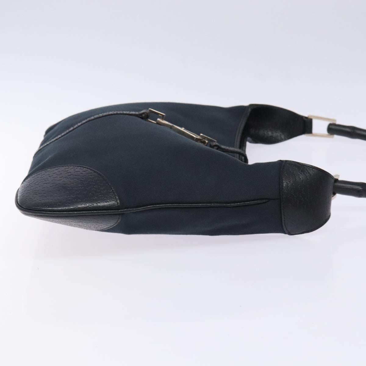 Hand Bag Bamboo Jackie Black Silver