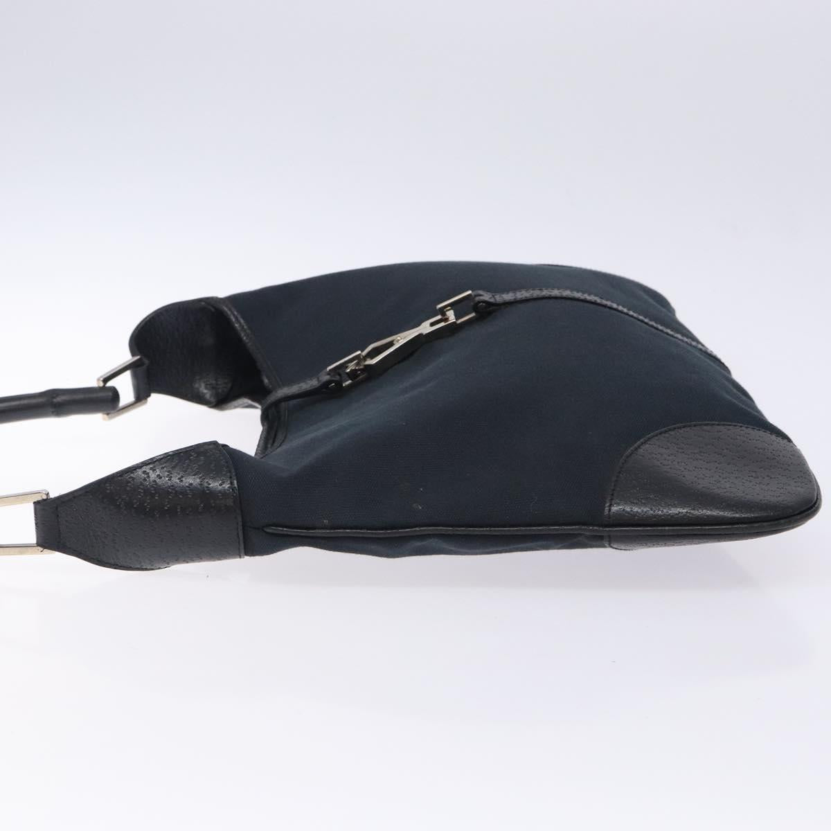 Hand Bag Bamboo Jackie Black Silver
