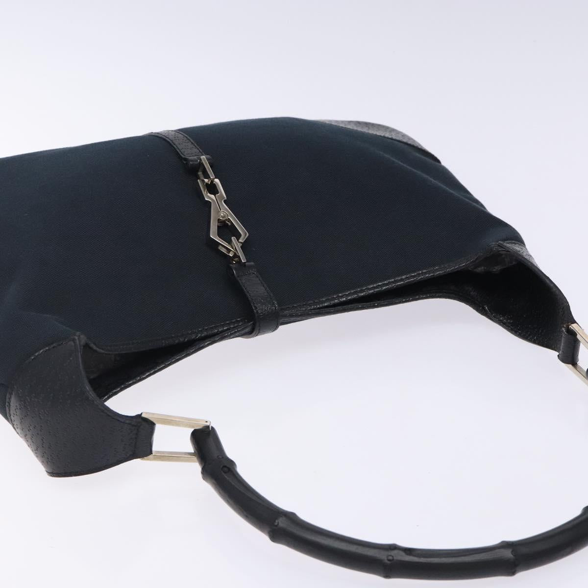 Hand Bag Bamboo Jackie Black Silver