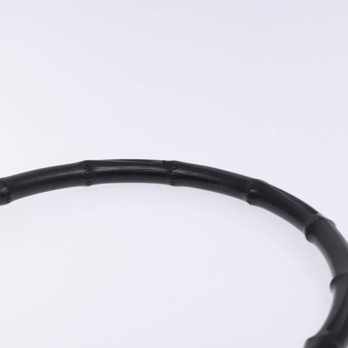 Hand Bag Bamboo Jackie Black Silver