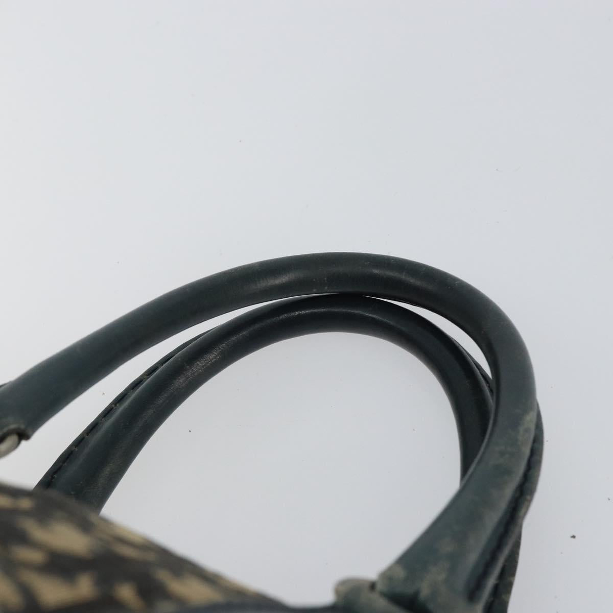 Trotter Canvas Boston Bag Navy Silver