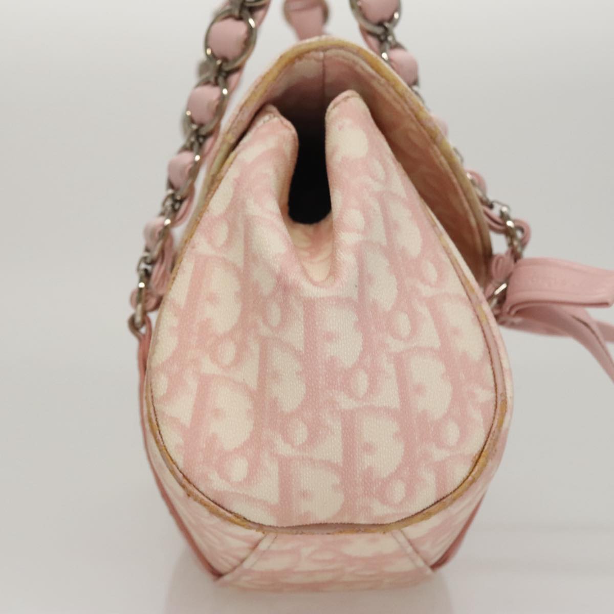 Trotter Canvas Romantic -käsilaukku PVC-pinkki-hopea