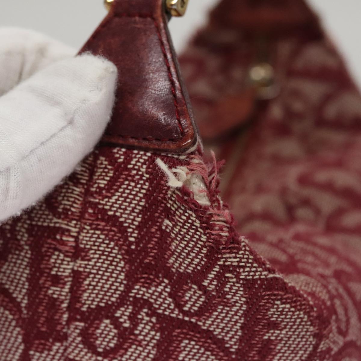 Trotter Canvas Handbag Red
