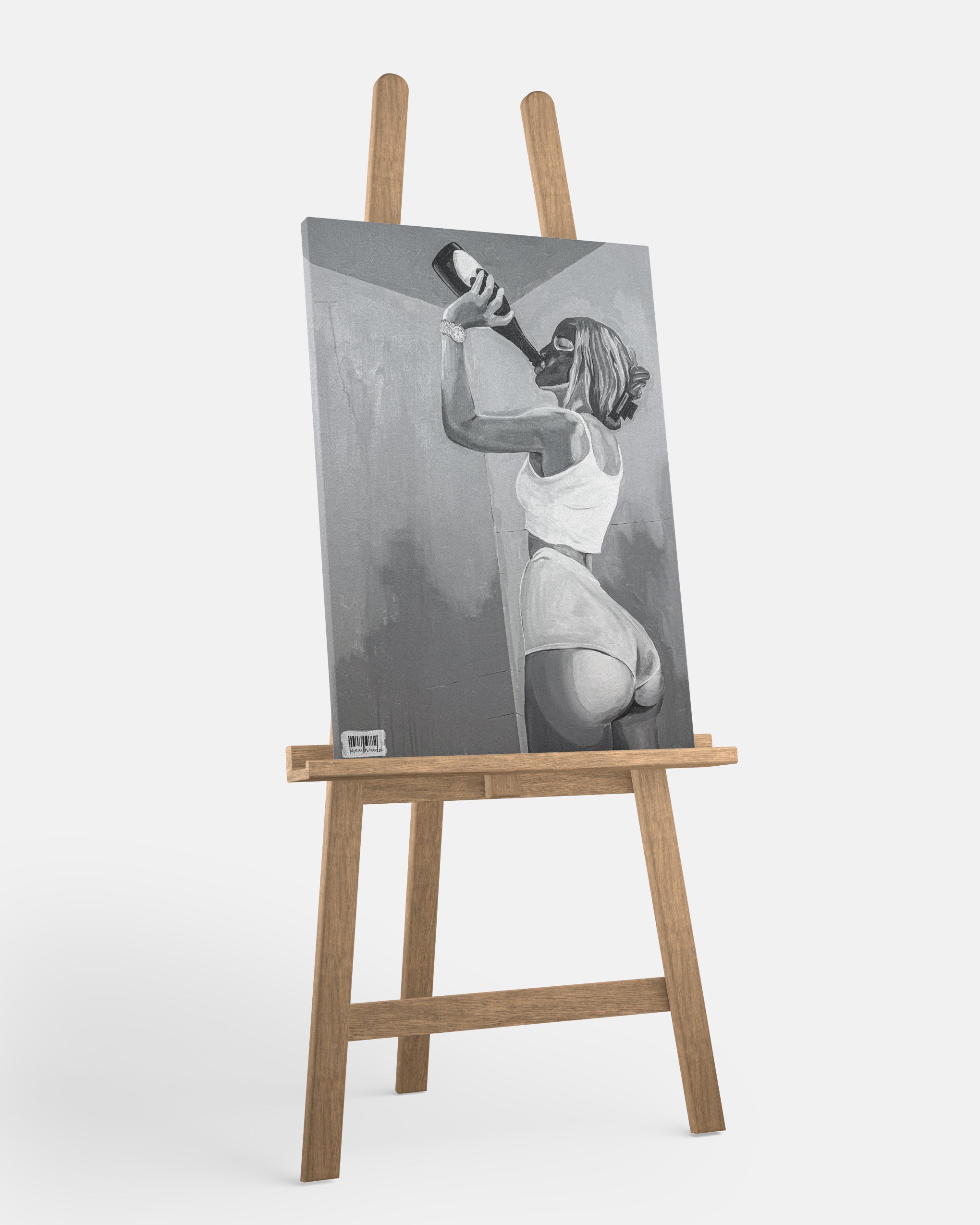 "Overworked" Canvastavla