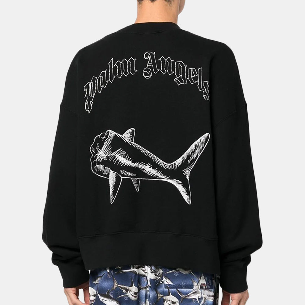 Handla Palm Angels Split Shark crewneck online | Smidigt och enkelt på nätet - Merchsweden |