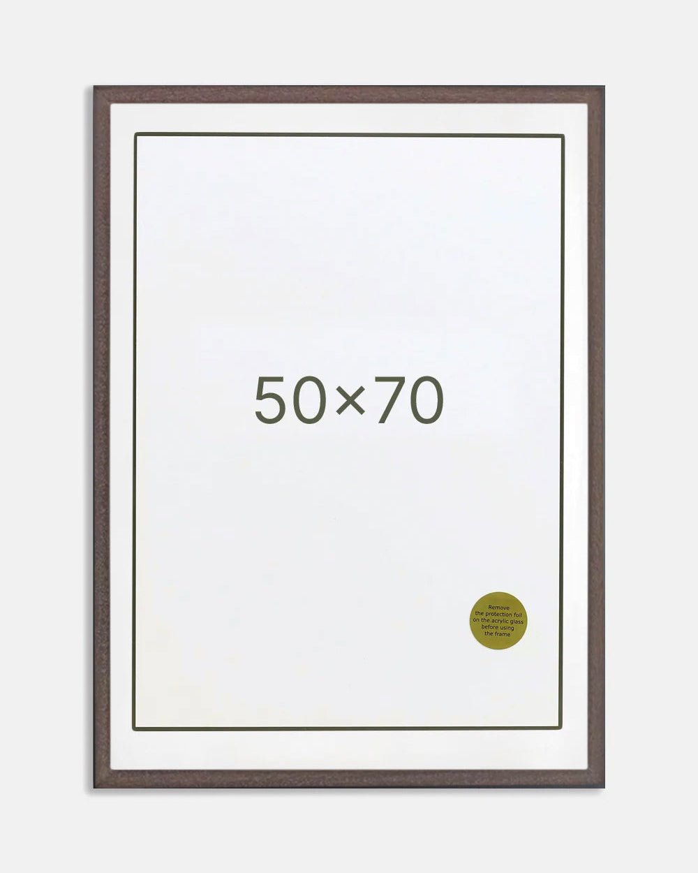 Walnut wooden frame