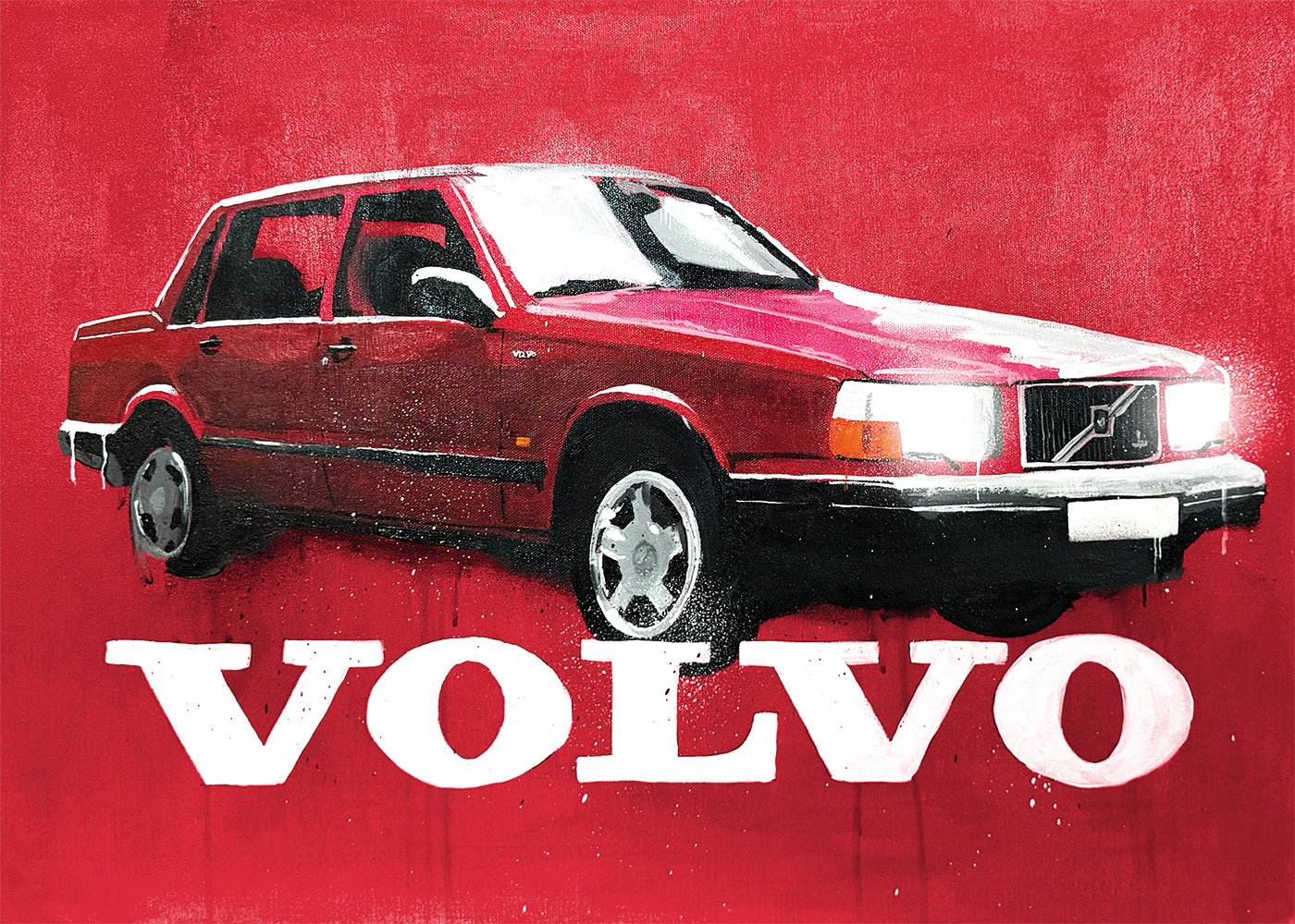"Volvo 740" Poster