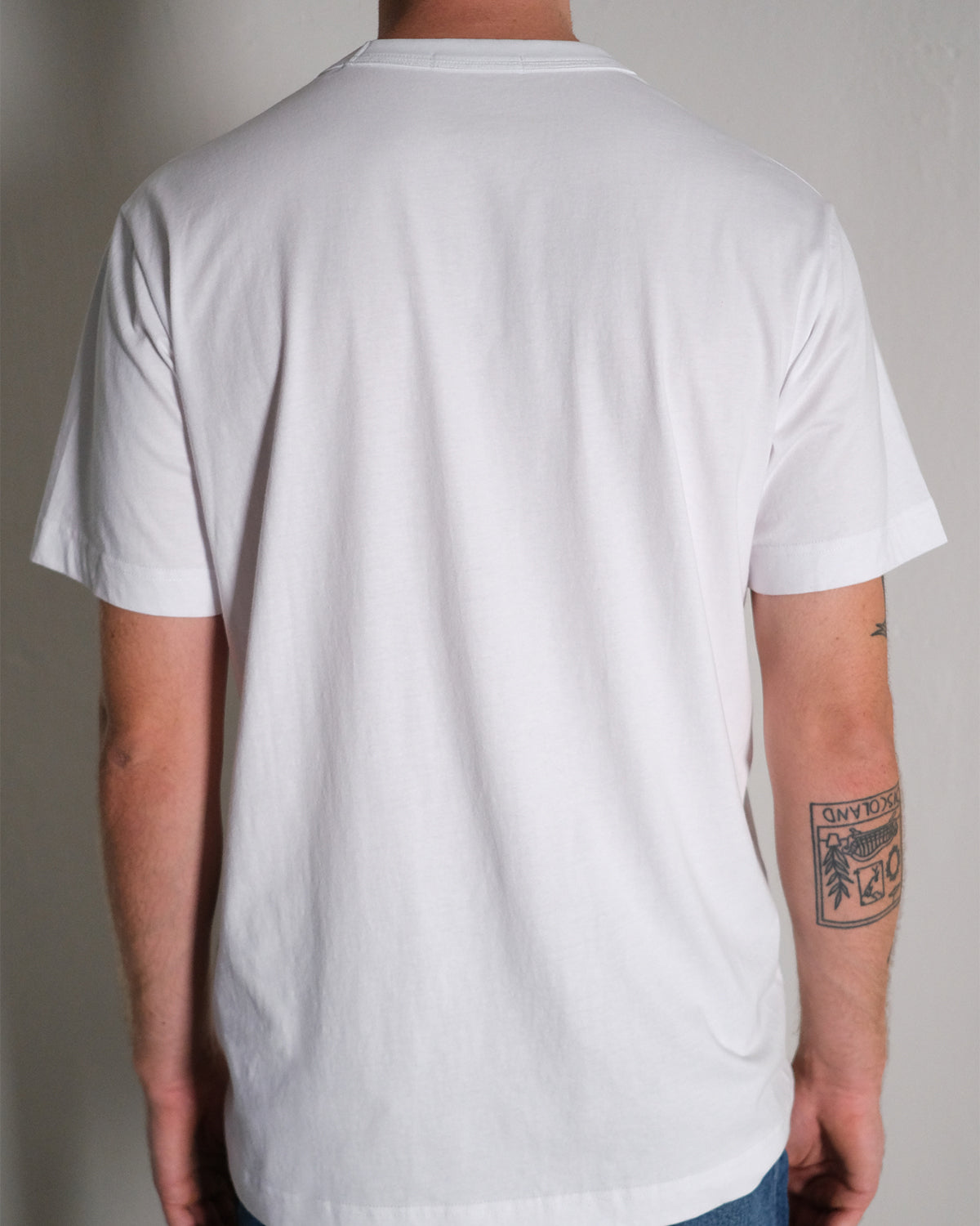 Wordmark Tee "White"