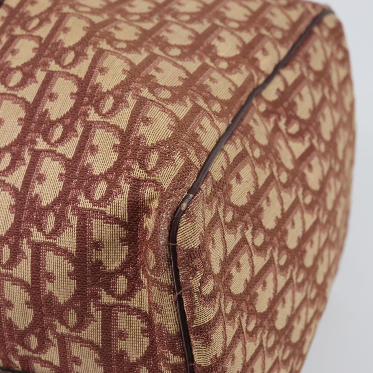 Trotter Canvas Boston Bag Red Silver