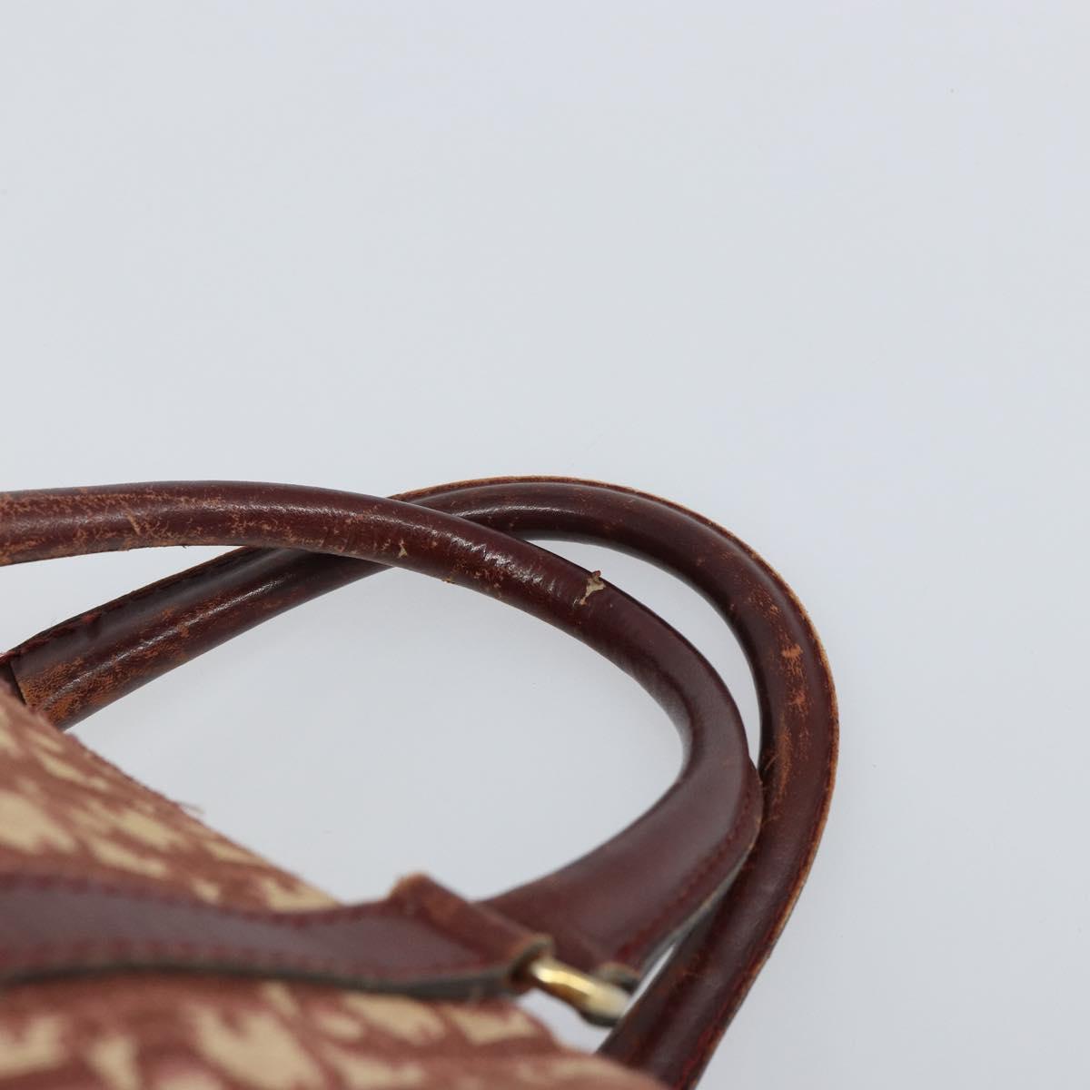 Trotter Canvas Boston Bag Red Silver