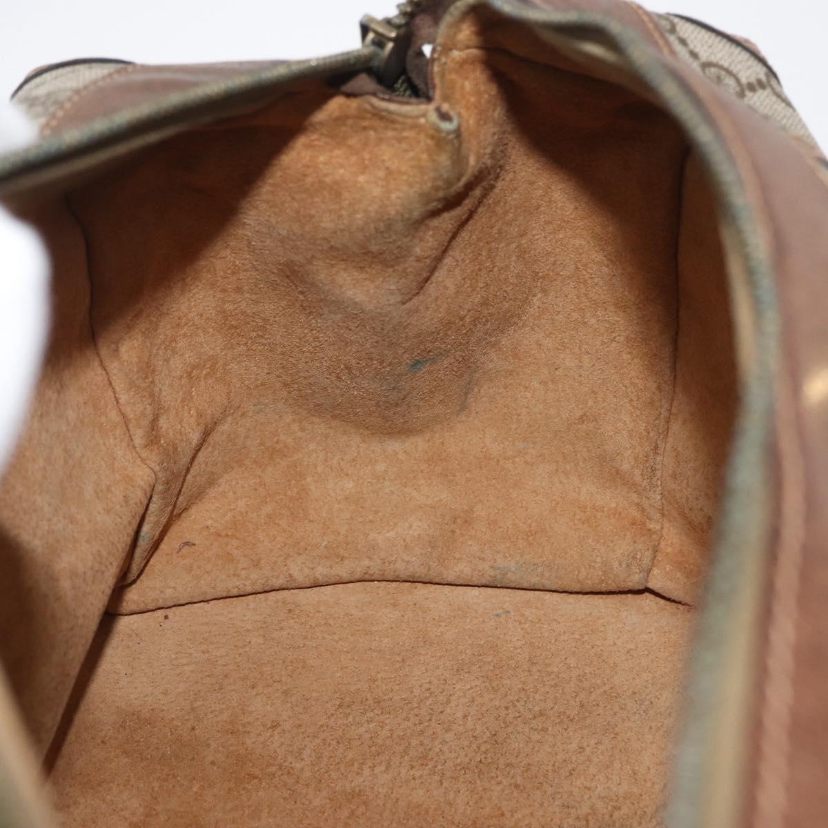 GG Supreme Boston Bag PVC Beige Gold