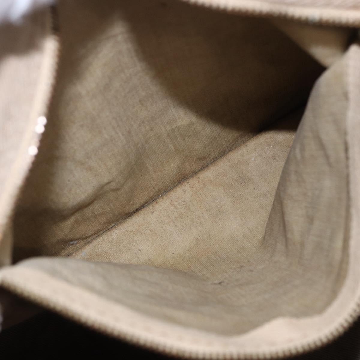 Trotter Canvas Boston Bag Navy Silver