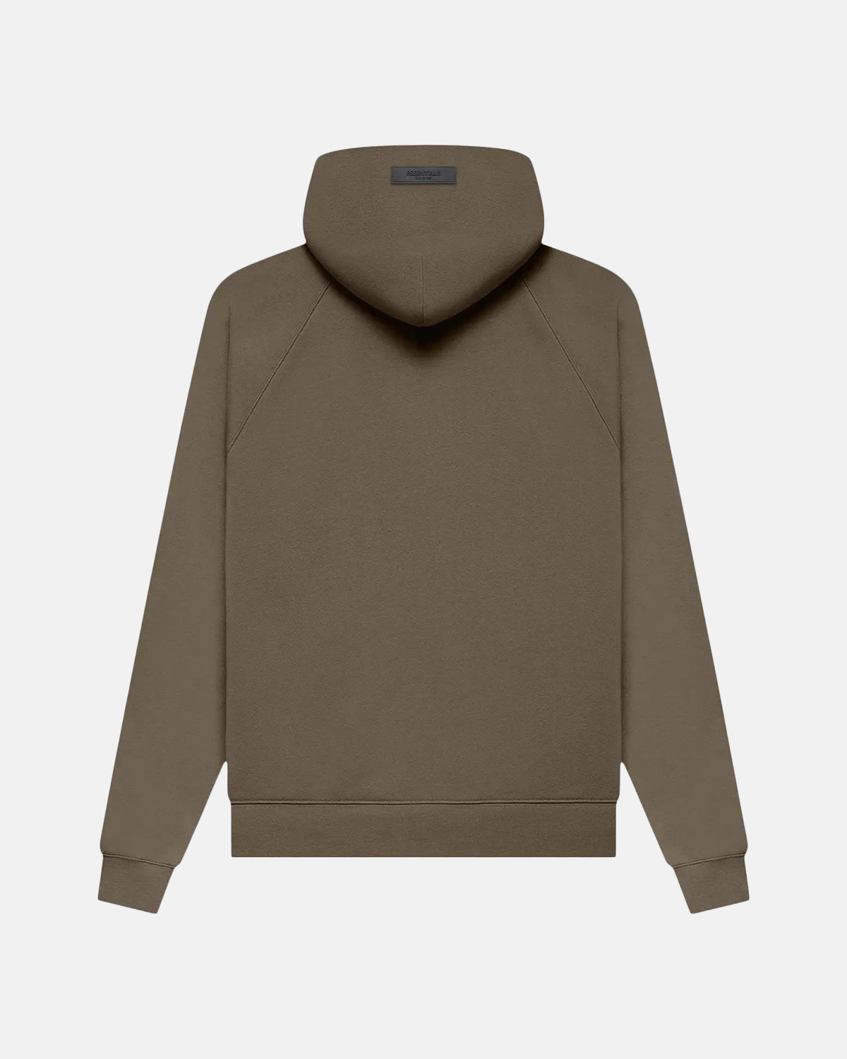 Essentials "Heather Oatmeal" applikoitu huppari (FW20)
