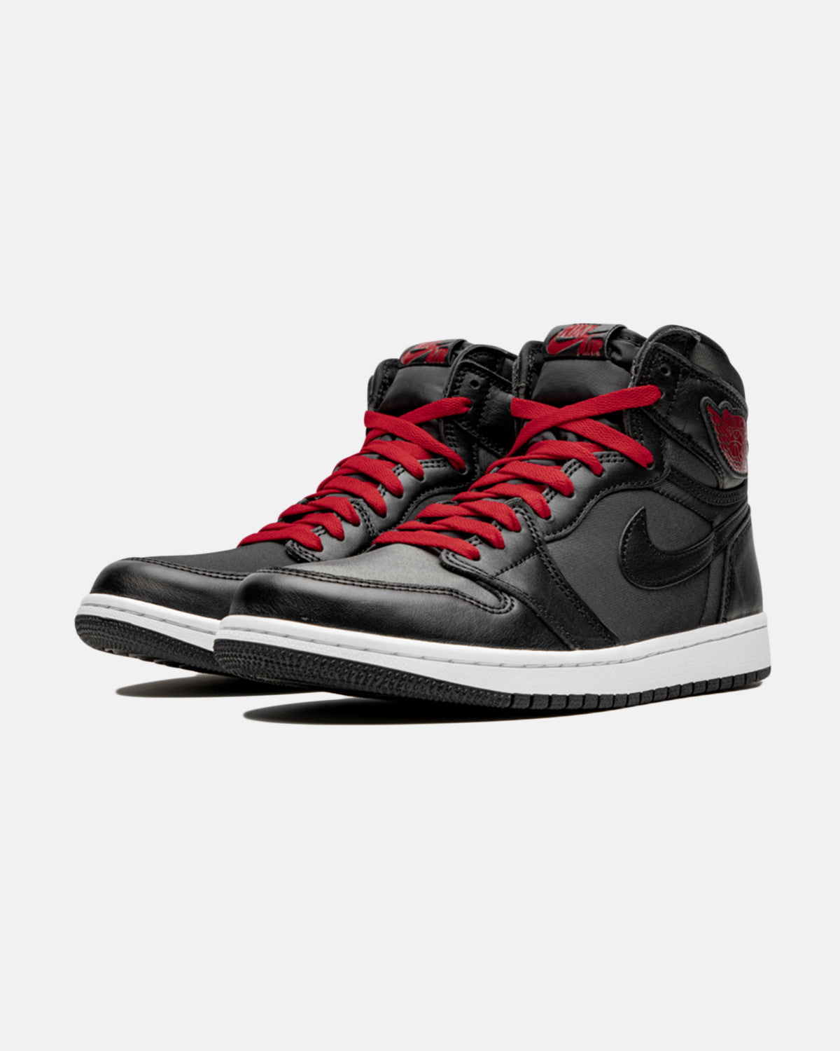 Jordan 1 "Black Satin Gym Red" High