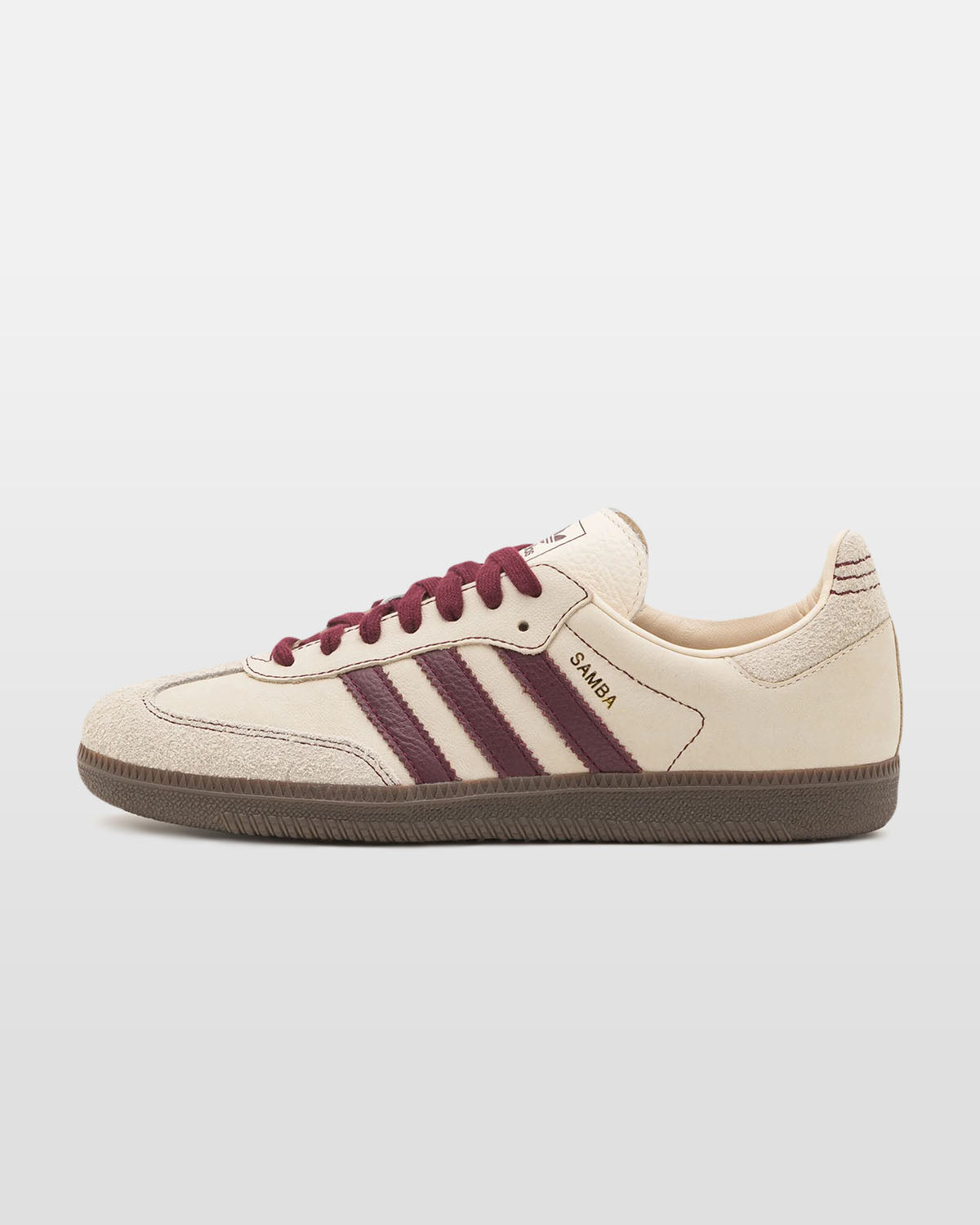 Adidas maroon and white online